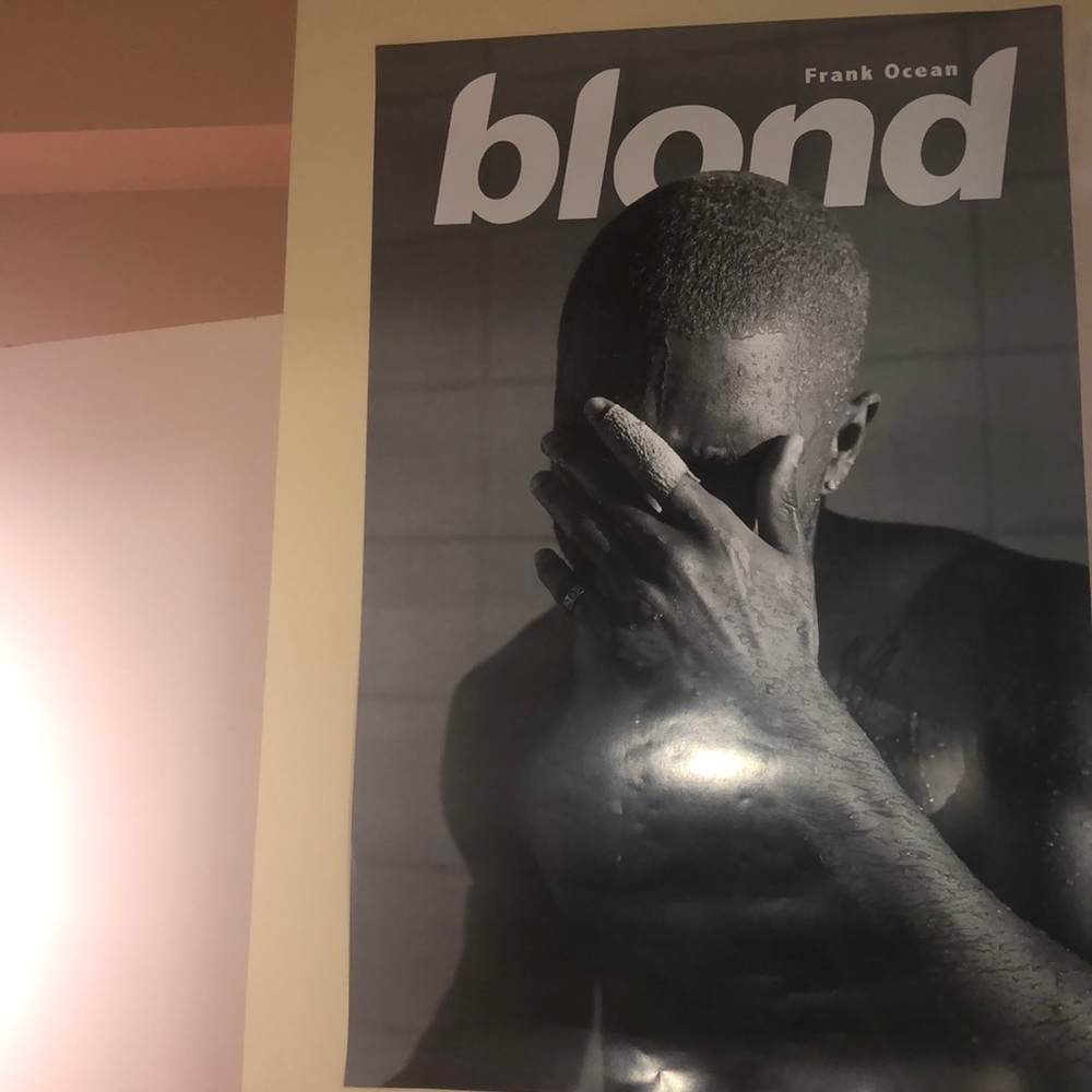 blond frank ocean poster